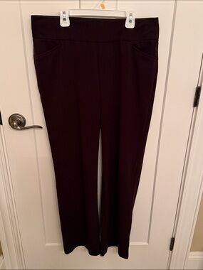 Christopher & Banks Wide-Leg Pull-On Pants in Brown, size 10